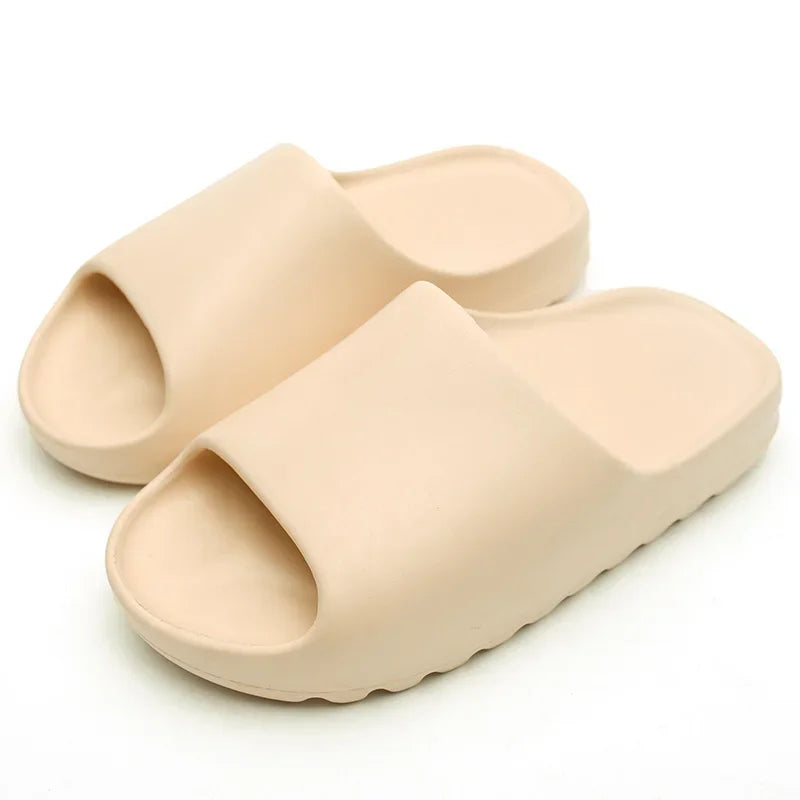 Slippers for Men Women Boy Girl Home Shoes Summer Flip Flops Soft House Slippers Beach Unisex Pillow Slides Child Adults Kids